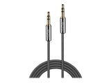 LINDY Cromo Line Audio Cable Stereo 3.5mm-3.5mm M-M 2m anthrazit