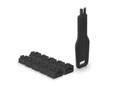 LINDY RJ45 Port Locks Black 10x + 1 Key