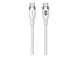 TARGUS Hyper 1.5m Silicone USB-C to USB-C 60W Charging Cable - White