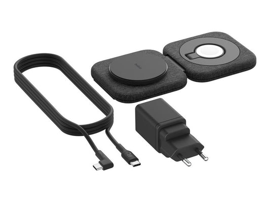 BELKIN BOOST CHARGE PRO 2in1 Folding Travel Wireless Charging Pad with Qi2 Magnetic 15w