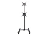 EATON TRIPPLITE Mobile TV Stand - Height Adjustable 13inch to 42inch TVs and Monitors Locking Casters Black