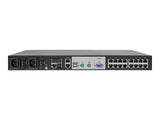 EATON NetDirector 16port Cat5 KVM over IP Switch Virtual Media 1 Remote + 1 Local User 1U Rack-Mount TAA