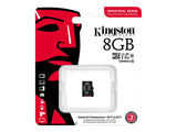 KINGSTON 8Go microSDHC Industrial C10 A1 pSLC Card Single Pack w/o Adapter