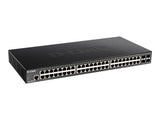 D-LINK 52-Port Smart Managed Gigabit Switch 4x 10G dlink green 3.0 48x 10/100/1000Mbit/s TP RJ-45 Port 4x 10Gbit/s Fiber SFP+
