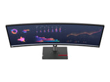 LENOVO ThinkVision P49w-30 49p IPS 5120x1440 32:9 60Hz 350cd/m2 4ms 2x HDMI DP 4xUSB 3.2 G1 USB-C 3.2 G1 USB-B 3.2 G1 RJ45 2x5W