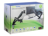 TNB ERGO Line Double Articulated Monitor Arm Ideal For Positioning 2 Screens Side By Side