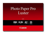 CANON LU-101 A2 photo paper Luster 25 sheets