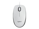 LOGITECH M100 Mouse full size right and left-handed optical 3 buttons wired USB