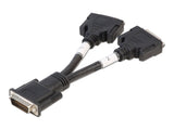 LINDY Adapter Cable DMS59/2x DVI-IF length 16cm