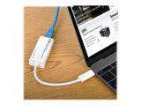 EATON TRIPPLITE USB-C to Gigabit Network Adapter Thunderbolt 3 Compatibility White