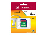TRANSCEND Carte memoire flash 4Go Class 4 SDHC