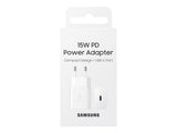 SAMSUNG 15W Adapter UCB-C port without cable White