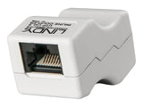 LINDY RJ45 UTP Line Coupler Cat.6 Plastic Case unshielded