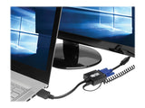 EATON TRIPPLITE HDMI to VGA with Audio Converter Cable Adapter for Ultrabook/Laptop/Desktop PC M/F 6-in. 15.24 cm
