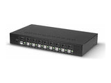 LINDY 8 Port DisplayPort 1.2 USB 2.0 KVM Switch Switches between up to 8 PCs from one display keyboard and mouse