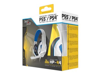 STEELPLAY Casque Filaire Stereo HP44 Blanc Bleu MULTI