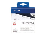 BROTHER P-TOUCH DK-22214 continue length papier 12mm x 30.48m