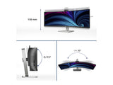PHILIPS 49B2U6903CH/00 48.8p 5120x1440 VA Curved H/A 170mm SUPERWIDE USB-C 75Hz DP 2xHDMI USB HUB SPEAKERS webcam