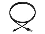 EATON TRIPPLITE USB-A to Lightning Sync/Charge Cable MFi Certified - Black M/M USB 2.0 10 in. 0.3m