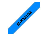 BROTHER MK521BZ tape cassette blue black 8mx9mm none laminate for P-touch 60 65 75 80 85 110