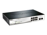 D-LINK 10-Port Layer2 PoE Smart Managed Gigabit Switch dlink green 3.0 8x 10/100/1000Mbit/s TP RJ-45 PoE Port 802.3af/at