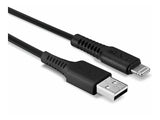 LINDY 0.5m USB to Lightning Cable black Charge and sync Cable for iPhone iPad & iPod