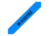 BROTHER MK521BZ tape cassette blue black 8mx9mm none laminate for P-touch 60 65 75 80 85 110