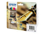 EPSON 2LB 16 ink cartridge black and tri-colour standard capacity 14.7ml 1-pack RF-AM blister w/s