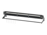 EATON TRIPPLITE Cat6 24-Port Patch Panel PoE+ Compliant 110/Krone 568A/B RJ45 Ethernet 1U Rack-Mount TAA