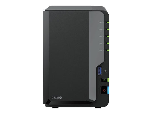 SYNOLOGY NAS avancé à 2 baies pour les utilisateurs domestiques - Stockage de fichiers/Sauvegarde - Port réseau 2.5Gbit/s