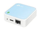 TP-LINK 300Mbps Wireless N Mini Pocket AP Router QCOM 2T2 2.4GHz 802.11n/g/b 1 Ethernet Port 1 Micro USB port Internal Antenna