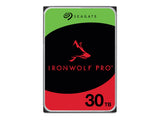 SEAGATE Ironwolf PRO Enterprise 30To 7200 tr/min 6 Gbit/s SATA 256 Mo de cache 8.9 cm 3.5 pouces 24h/24 et 7j/7 pour systèmes NAS