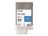 CANON PFI-102C cartouche encre teintée cyan capacité standard 130ml pack de 1