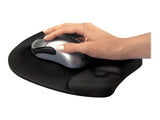 FELLOWES Tapis de souris repose poignet Mousse Mémoire de forme Noir