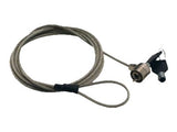 MCL Antivol type câble à encoche système à clef pour PC portable - 1,80m