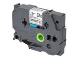 BROTHER P-TOUCH TZE-FX241 noir sur blanc 18mm