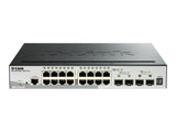 D-LINK 20-Port Smart Managed Gigabit Stack Switch 2x 10G dlink green 3.0 16x 10/100/1000Mbit/s TP RJ-45 Port 2x 1000Mbit/s Fiber