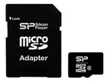 SILICON POWER memory card Micro SDHC 8Go Class 10 + Adapter