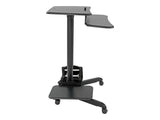 EATON TRIPPLITE Rolling Desk TV/Monitor Cart - Height Adjustable