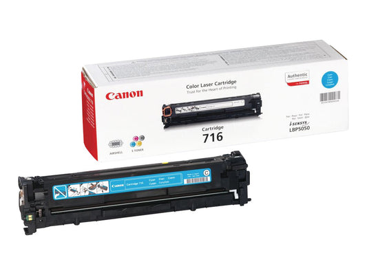 CANON 716 cartouche de toner cyan capacite standard 1.500 pages pack de 1