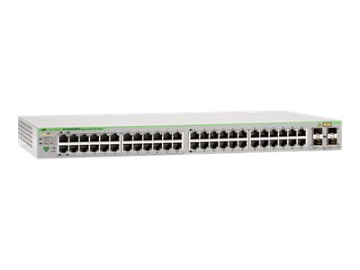 ALLIED 48x 10/100/1000T POE+ Websmart Switch with 4 unpopulated SFP Slot