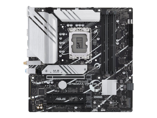 ASUS PRIME B760M-A WIFI D4 LGA 1700 4xDDR4 microATX 4xSATA MB 1xHDMI 2.1 1xDP 1.4 1xD-Sub 2xM.2