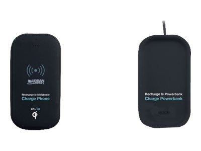 URBAN FACTORY FREE POWERBANK SANS FIL QI 5 000MAH AVEC SOCLE DE RECHARGE SANS FIL - BLUE