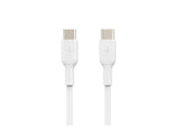 BELKIN USB-C to USB-C PVC White 1m Twin Pack
