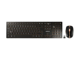 CHERRY DW 9100 SLIM Rechargeable wireless desktop Black (DE)