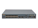 HPE Aruba 7010 (RW) 16p 150W PoE+ 10/100/1000BASE-T 1G BASE-X SFP 32 AP and 2K Clients Controller