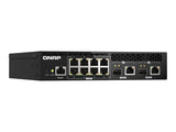 QNAP QSW-M2108R-2C 8x 2.5GbE 2x 10GbE SFP+ NBASE-T Combo web managed switch