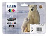 EPSON 3LB 26 ink cartridge black and tri-colour standard capacity 19.7ml 1-pack blister without alarm