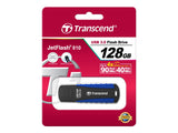 TRANSCEND 128Go Clé USB 3.1 Gen 1 - Antichoc Bleu marine