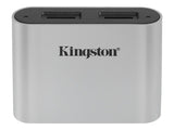 KINGSTON USB 3.2 Gen1 Workflow Dual-Slot microSDHC/SDXC UHS-II Card Reader
